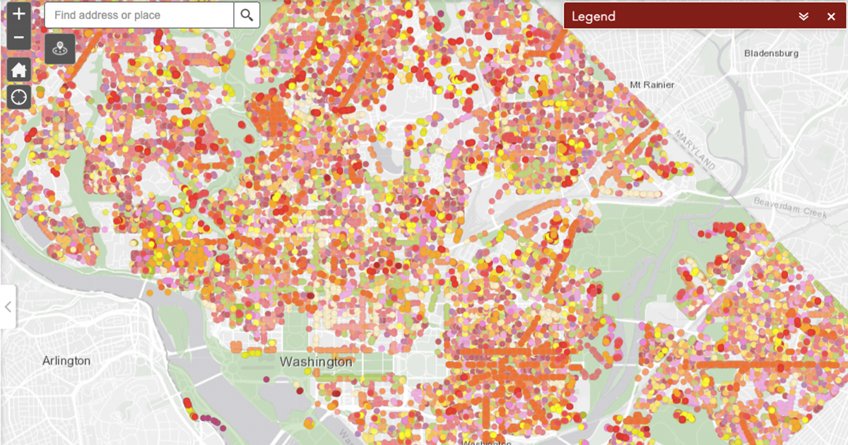 DC Fall Foliage Map - Casey Trees