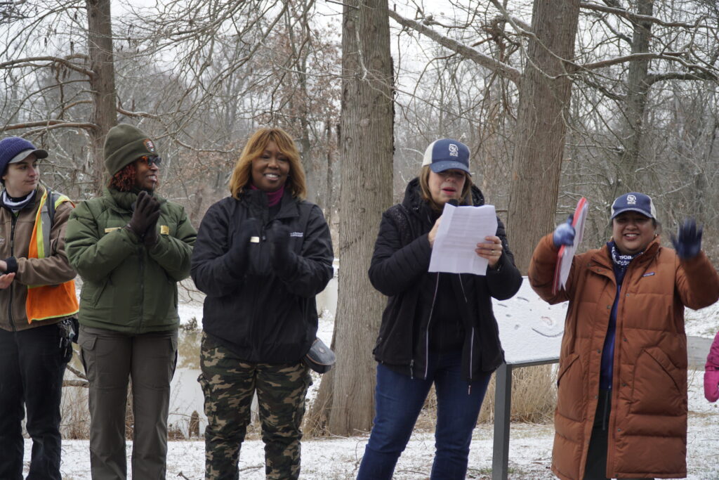 Opening statements for MLK Day at Kenilworth Aquatic Gardens.