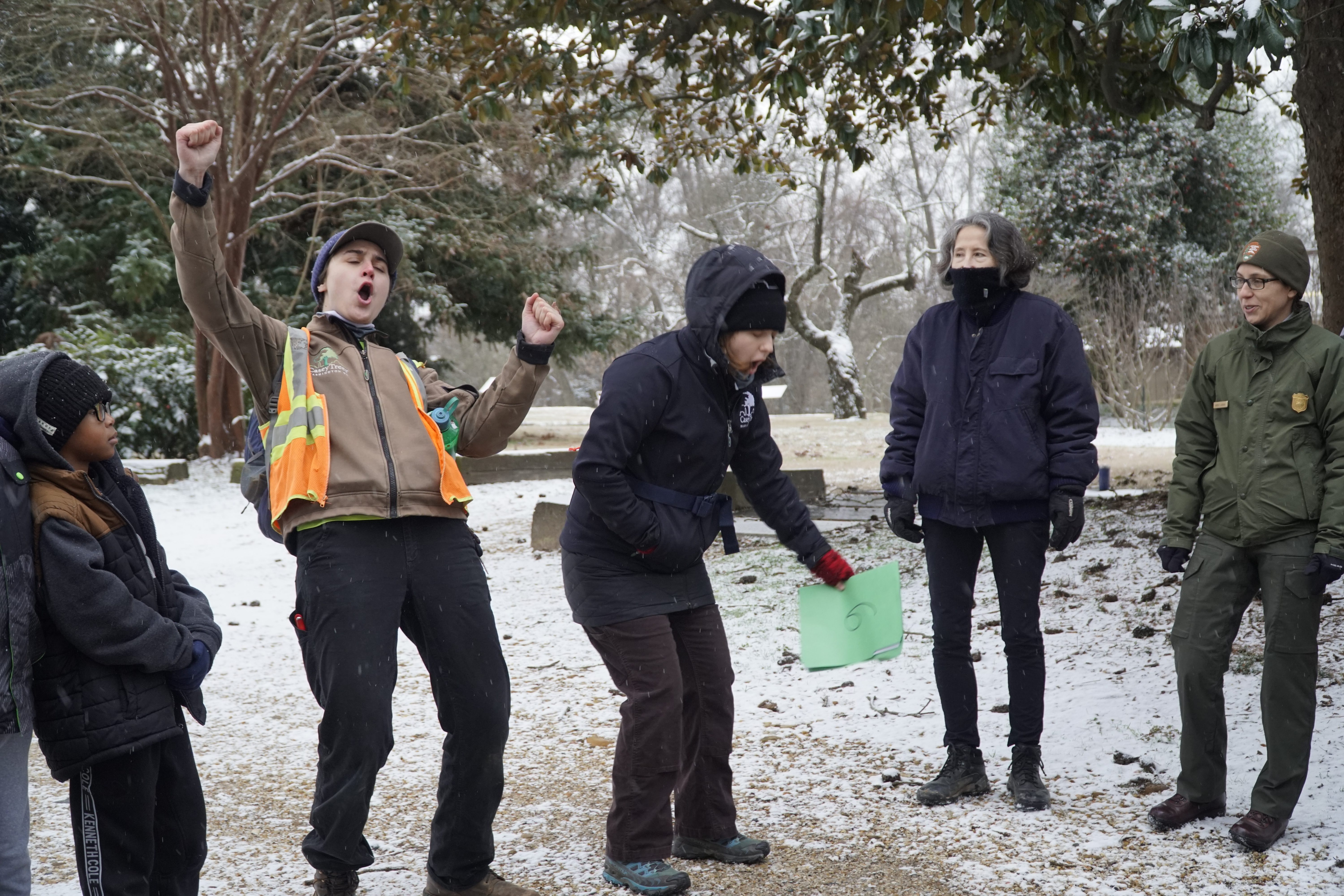 Opening statements for MLK Day at Kenilworth Aquatic Gardens.