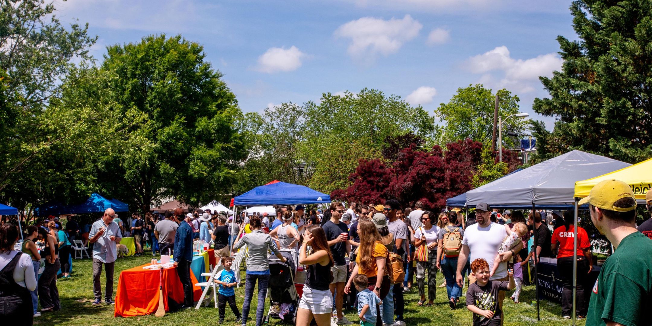 The crowd at Bloomingdale Community Day