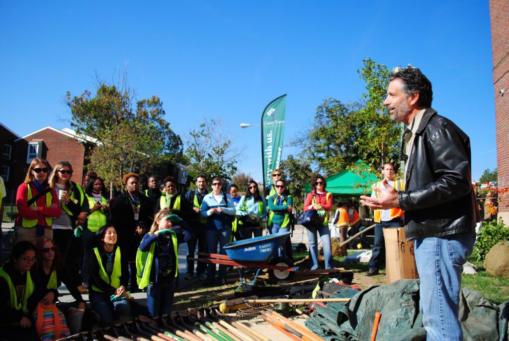 Mark Buscaino speaking to a group