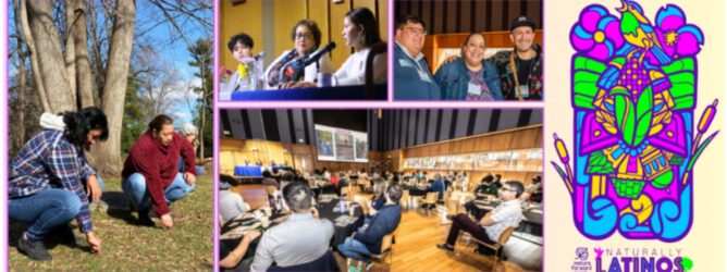 Banner promoting Naturally Latinos conference