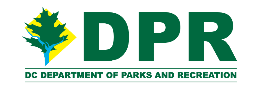 Logo for DC Department of Parks & Recreation.