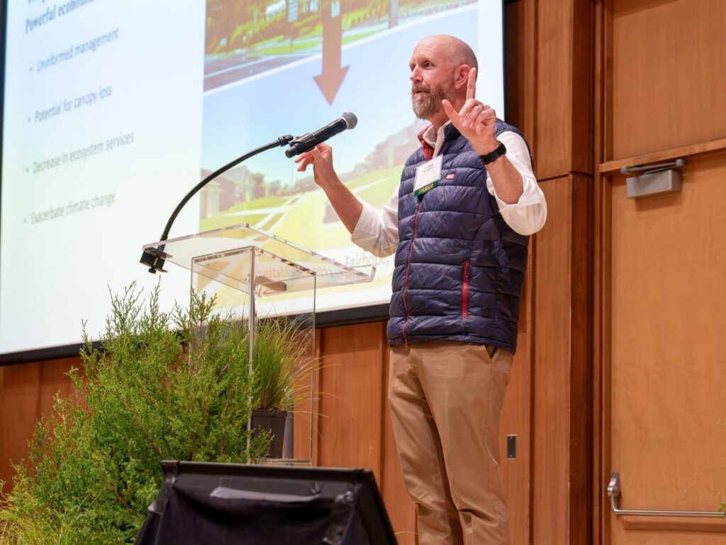 Urban Tree Summit speaker Dr. Beau Brodbeck.