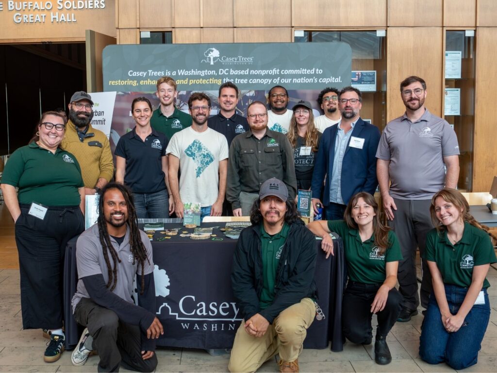 A group photo of Casey Trees staff at the Urban Tree Summit.